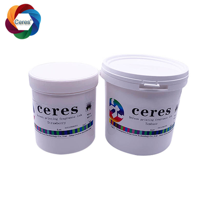 Ceres печатная краска экрана клубники консервной банки духов 1kg чернил безопасностью белая
