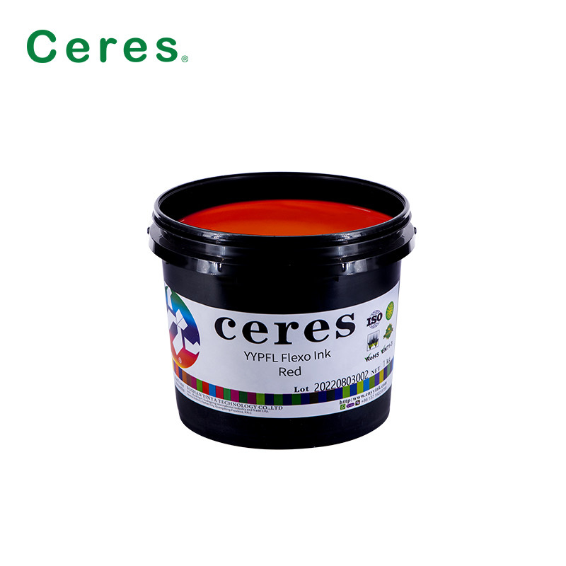 Цвет CMYK YYPFL Flexo Ink для лент текстильной ткани