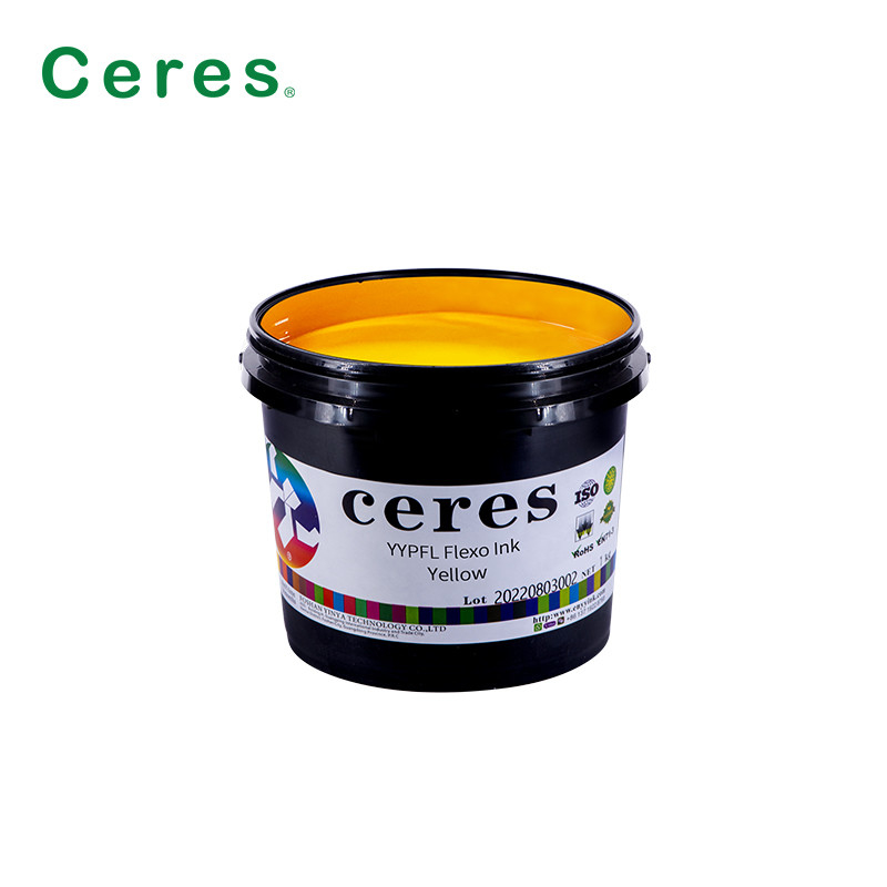 Цвет CMYK YYPFL Flexo Ink для лент текстильной ткани