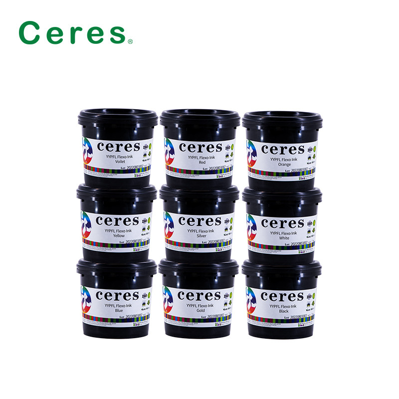 Цвет CMYK YYPFL Flexo Ink для лент текстильной ткани