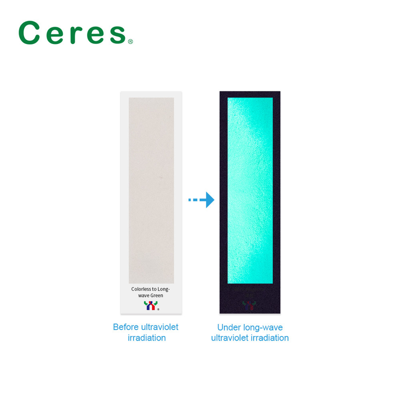 800nm Ceres UV Invisible Ink Бесцветный до зеленого Нормальный Сухой
