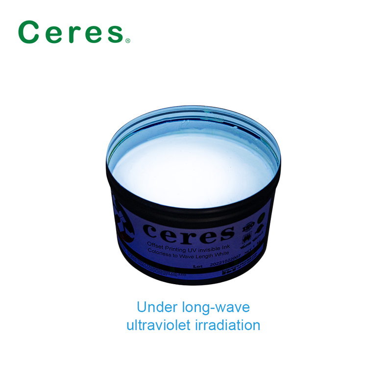Бесцветные до белых УФ флексографские печатные УФ невидимые чернила для печати специальных эффектов