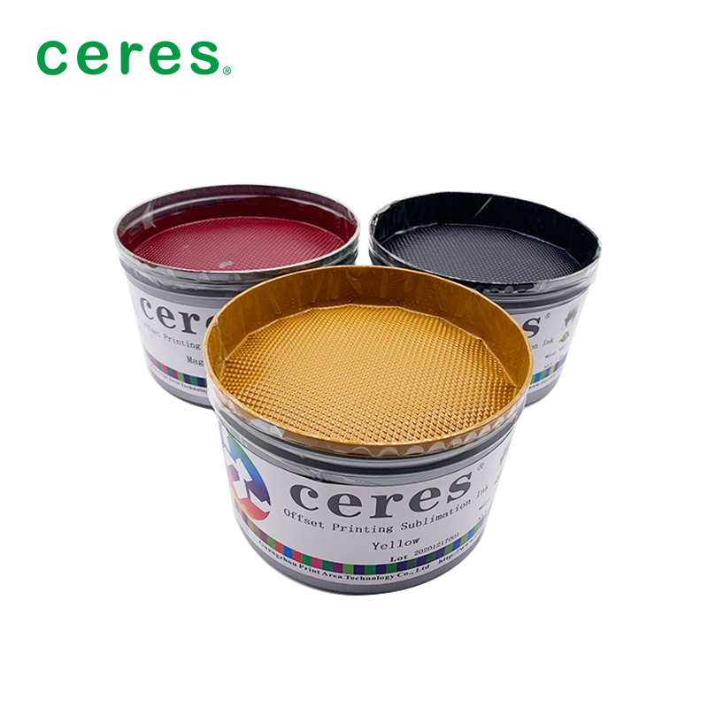 Маджентовая сублимационная краска для офсетной печати с небольшой разницей в цвете, хорошей воспроизводимостью и пригодностью для 4-х красочных машин