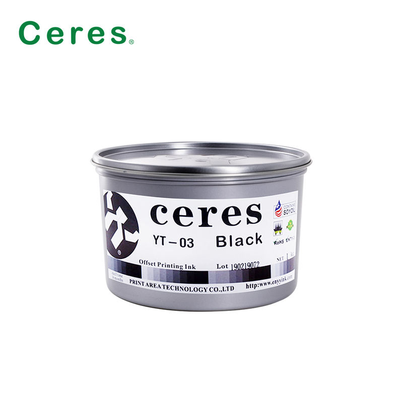 Экологичные офсетные печатные краски YT-03 CMYK на основе растворителя, соответствующие стандарту EN71-3, для высококачественной печати