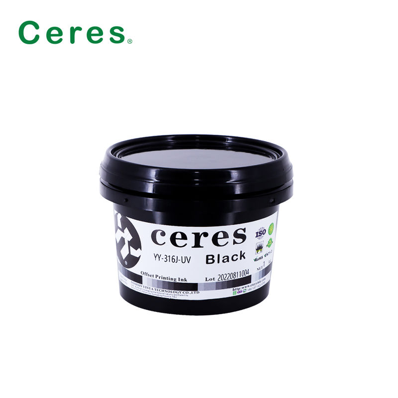EN71-3 Сертифицированная UV офсетная чернила класса A+ с годовым сроком действия для высококачественной CMYK печати