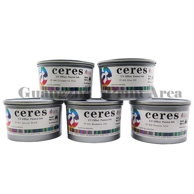 YT-910 УФ офсетный чернила с 24-месячной гарантией 100% безопасный и протестированный для печати упаковки