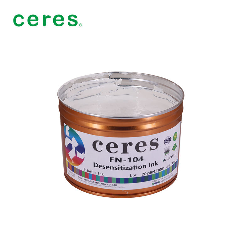 Белые офсетные печатные краски на основе растворителя для экспресс-счетов в упаковке 1 кг/банка