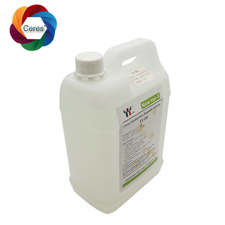 4.5ph 5.5ph Безалкогольные источниковые растворы Оффсетная печать Химикаты УФ-принтер Лакировка