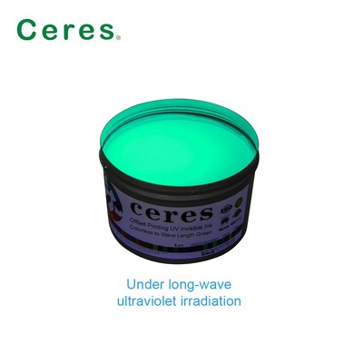 800nm Ceres UV Invisible Ink Бесцветный до зеленого Нормальный Сухой